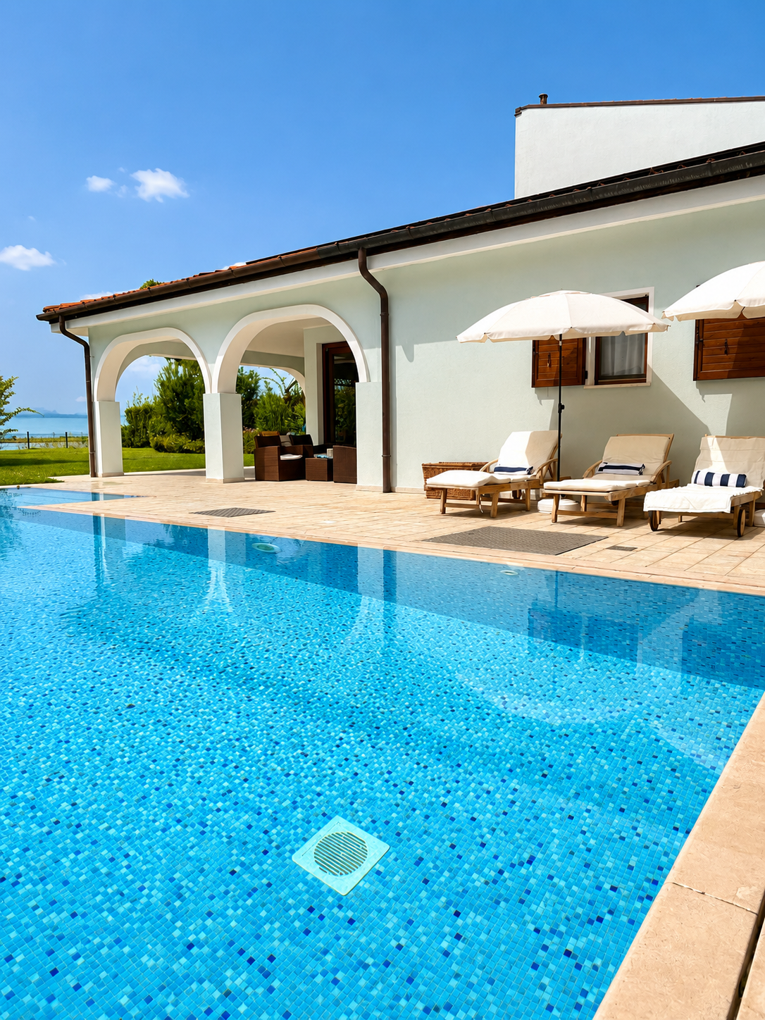 Villa Albarella — piscina