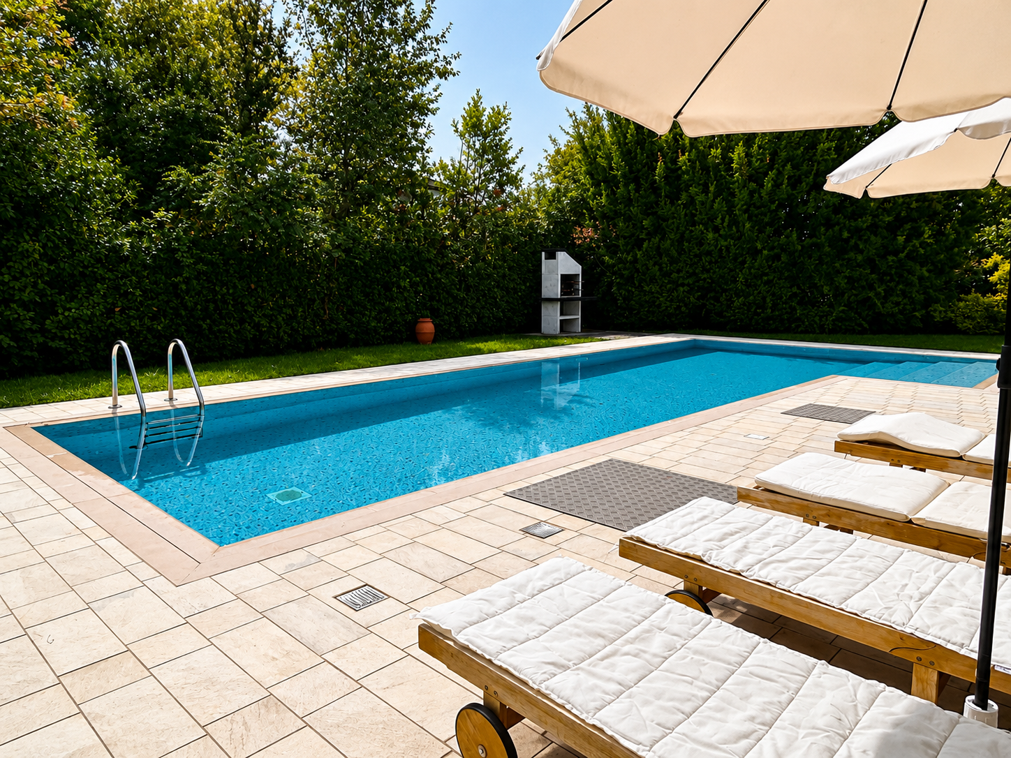Villa Albarella — piscina