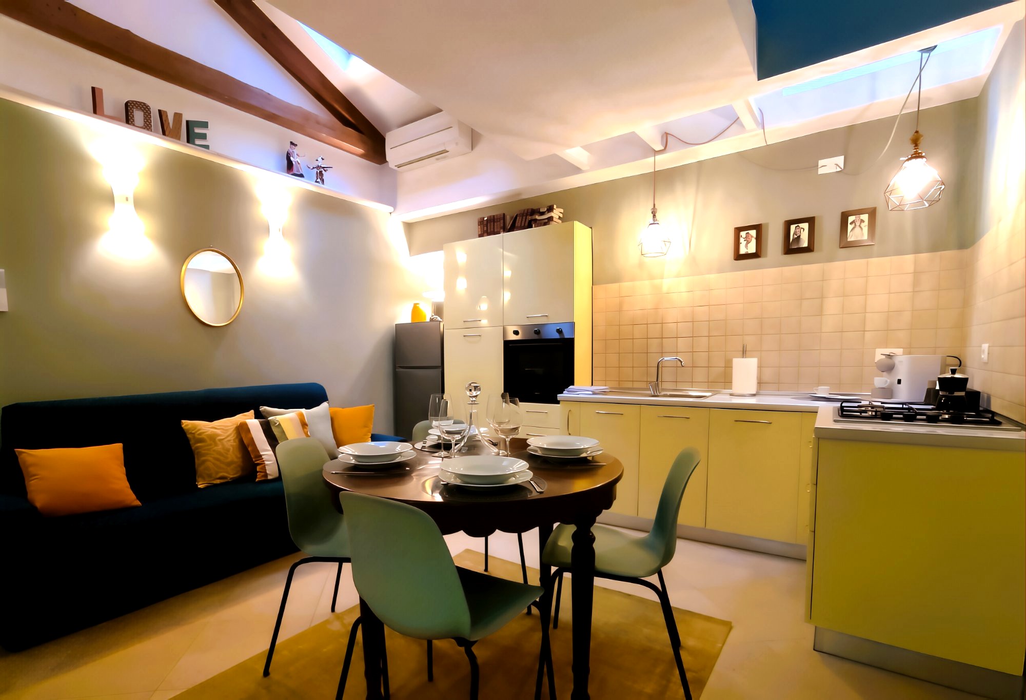 La Serenissima kitchen living area